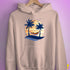 Philly LGBTQ Pride Hammock Summer Beach Sunset Hoodie - Light Pink